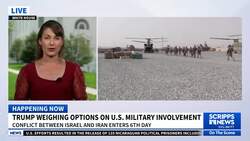 Trump weighing US military involvement in Israel-Iran conflict News Clip