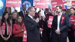 Sir Keir Starmer visits Hazlehurst FC in Dudley News Clip