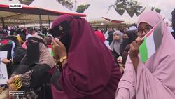 Hundreds gather at 'Free Palestine' protest in Nairobi in support of Palestinians News Clip
