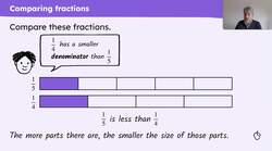 Review comparing unit fractions Instructional Video