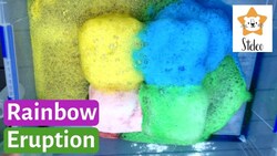 Baking Soda and Vinegar Rainbow Eruption Instructional Video