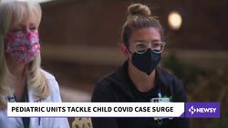 Pediatric Units In The U.S. Tackle Child COVID Case Surge News Clip
