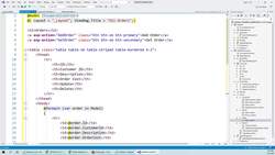 ASP.NET 6.0 - Build Hands-On Web Projects - Create Index View (Order Controller) Instructional Video