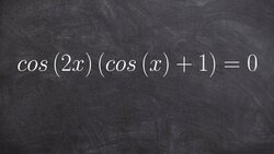 Solving trigonometric equations with multiple angles Instructional Video