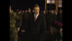 The Blair's meeting British Troops in Afghanistan News Clip