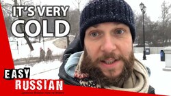 Winter Tour Around The Moscow River Landmarks | Easy Russian 44 Instructional Video