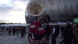 Little Amal meets Cop26 delegates News Clip