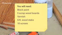 How to Make a Spooky Halloween Yard Sign Instructional Video