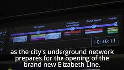 London Underground prepares for Elizabeth Line service at Whitechapel News Clip