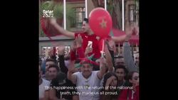 Morocco team arrives home after World Cup success News Clip
