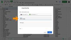 Google Sheets Fundamentals - Emailing Your Work Instructional Video