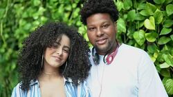 Portrait of Young Couple Outdoors Stock Footage