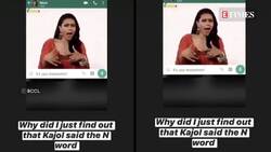 After ‘uneducated politicians’ comment, Kajol uses the ‘N-word’ in a video; netizen says ‘This is so cringe I might News Clip
