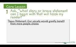 Writing an Effective Introduction: Hooking Your Reader Instructional Video