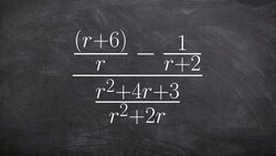 Learn how to divide two rational expressions by combing them Instructional Video