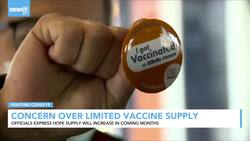 Concern Over Limited Vaccine Supply News Clip