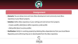 Apache Maven Beginner to Guru - Assignment - Adding the JBoss Repository to setting.xml Instructional Video