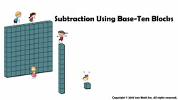 Subtraction Using Base-Ten Blocks Instructional Video