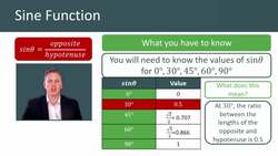 Introduction to the Sine Function in Trigonometry Instructional Video