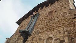 The church of Saint Spirito is a church in Bergamo, Northern Italy, one of the beautiful city in Italy. Lombardia Stock Footage