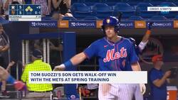Congressman Tom Suozzi's son gets walk-off win with the Mets at spring training News Clip