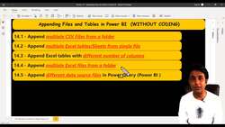 Business Intelligence with Microsoft Power BI - with Material - Appending Data Instructional Video