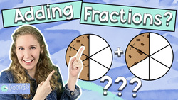 Adding Fractions With The Same Denominator- Doodles and Digits Instructional Video
