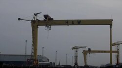 Harland and Wolff shipyard sounds loud horn in support of NHS and care workers News Clip