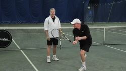 How to Hit a Forehand Volley in Tennis Instructional Video