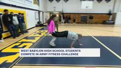 West Babylon HS students take on Army Fitness Challenge News Clip
