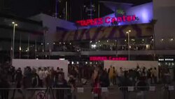 CLEAN : Fans gather at Staples Center for Laker's first game since Kobe Bryant's death News Clip