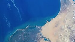 Rotating Planet Earth, as seen from the International Space Station Stock Footage