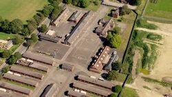 UK: Napier Barracks in Folkestone. News Clip