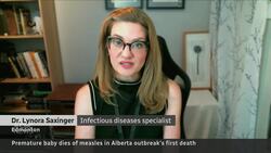 Premature baby dies from measles in Alberta News Clip