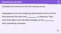 Fieldwork: Analysing, concluding and evaluating survey data Instructional Video