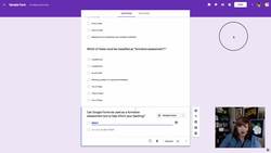 Create a Quiz with Google Forms, Add Picture Answer Choices, Add Feedback Instructional Video