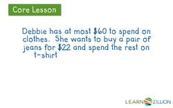 Solving Inequalities Using Inverse Operations Instructional Video
