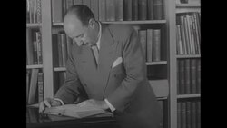 First part of film portrait of Democratic presidential candidate Adlai Stevenson II compiled before 1952 presidential election in US News Clip