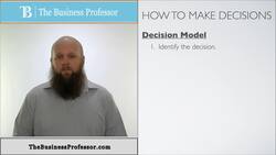 Decision-Making Model in Managerial Accounting Instructional Video
