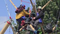 McDonald's distribution centres blockaded by animal rights protesters News Clip