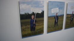 Lapland artist echoes cry from nature News Clip