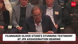 JFK Files Hearing: ‘Betrayed…': Oliver Stone’s Stunning Statement During Congress Testimony News Clip