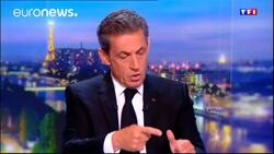 Former French President Nicolas Sarkozy went on prime time television TF1 News Clip