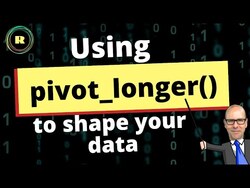 Use pivot_longer() to shape and manipulate your data - R programming for beginners Instructional Video