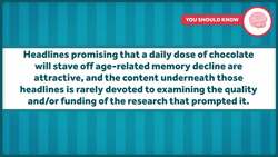 Dark Chocolate is not a Superfood Instructional Video