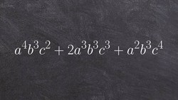 Factoring out the GCF then perfect square trinomial with multiple terms Instructional Video