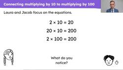 Use knowledge of the composition of 100 to multiply and divide by 100 in different ways Instructional Video