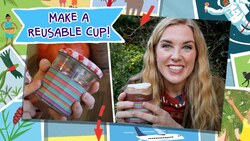 Make a reusable cup! | Eco STUFF to Make and Do with Maddie Instructional Video