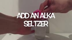 Valentine Science - blow up a balloon with alka seltzer Instructional Video