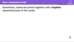 Spelling further compound words Instructional Video